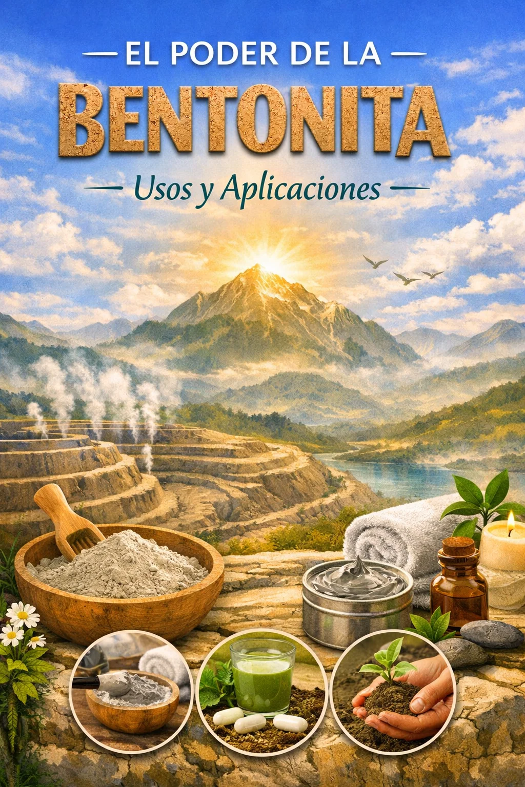 Portada de El Poder de la Bentonita – Usos y Aplicaciones