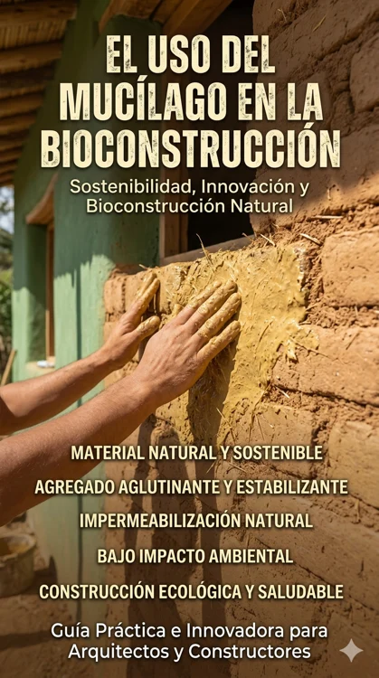 Portada de El Uso del Mucílago en la Bioconstrucción