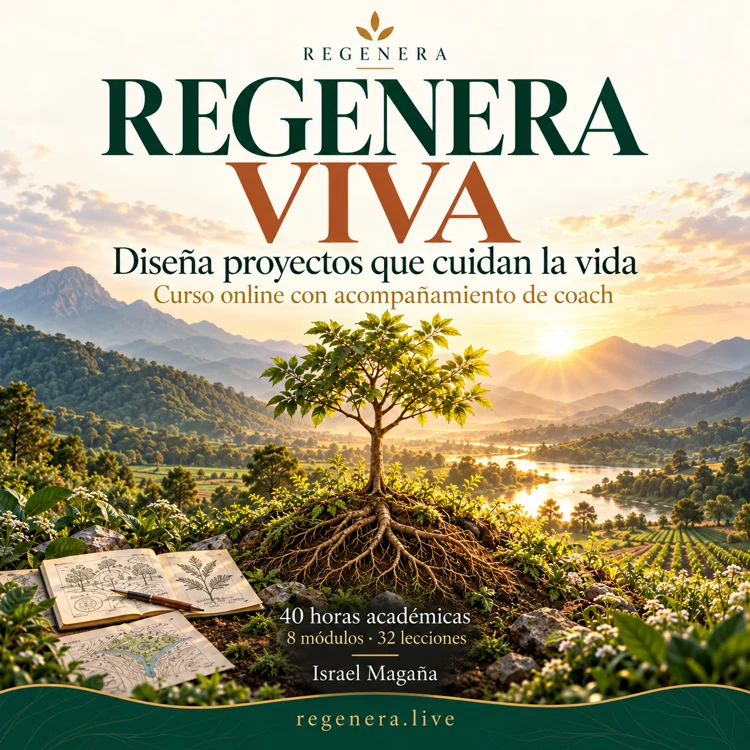 Portada de Regenera Viva · Diseña proyectos que cuidan la vida